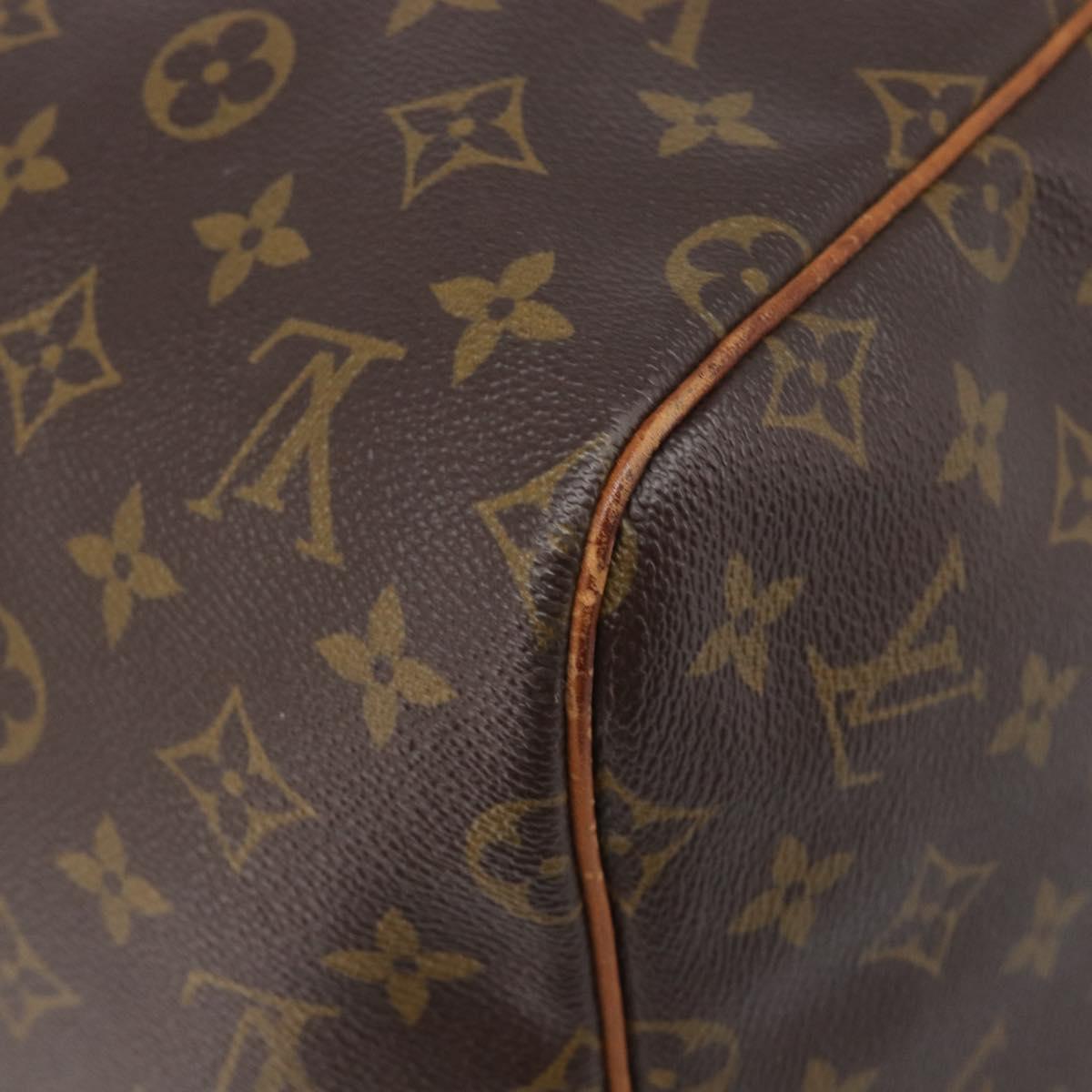 LOUIS VUITTON Monogram Keepall 55 Boston Bag M41424 LV Auth 205411V