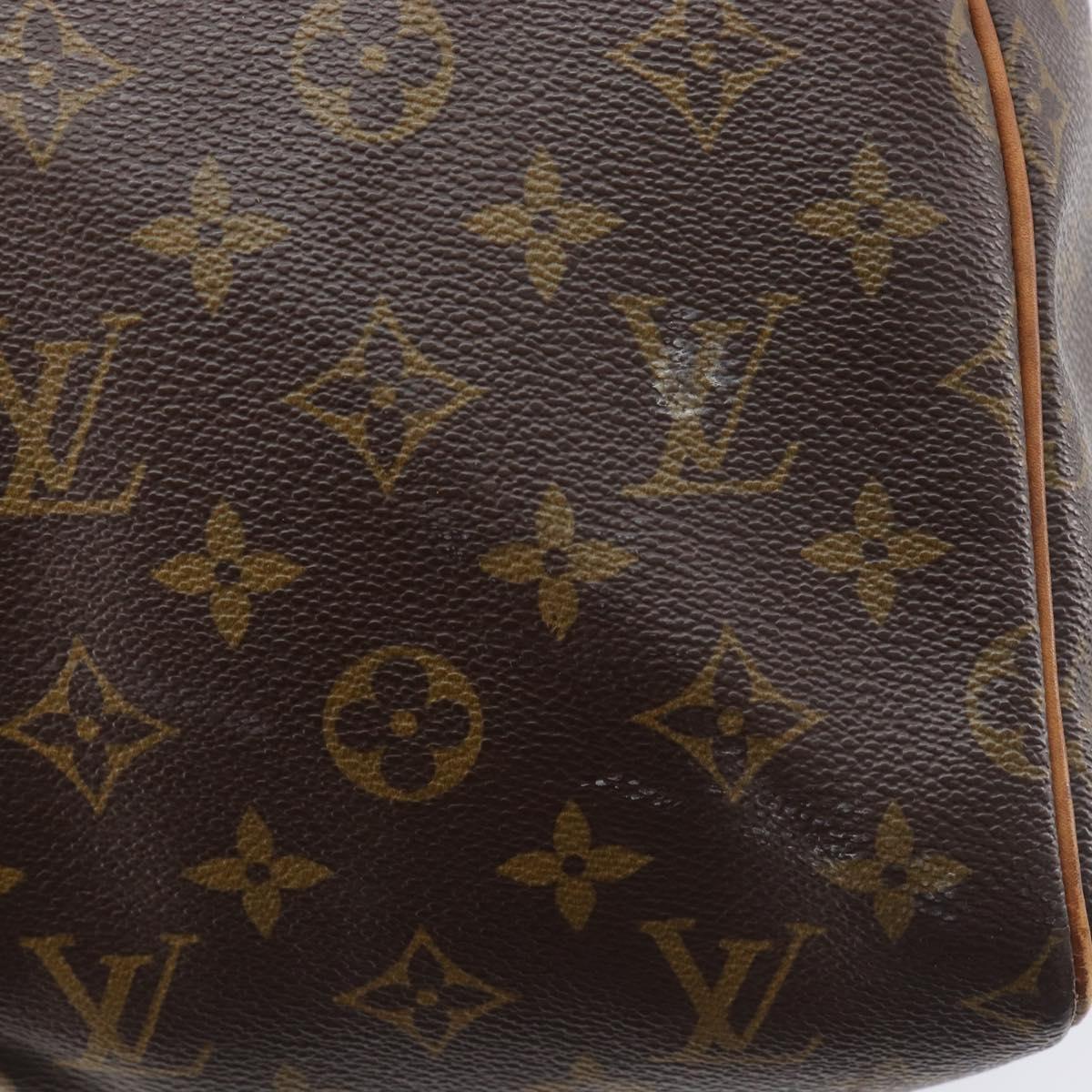 LOUIS VUITTON Monogram Keepall 55 Boston Bag M41424 LV Auth 205411V