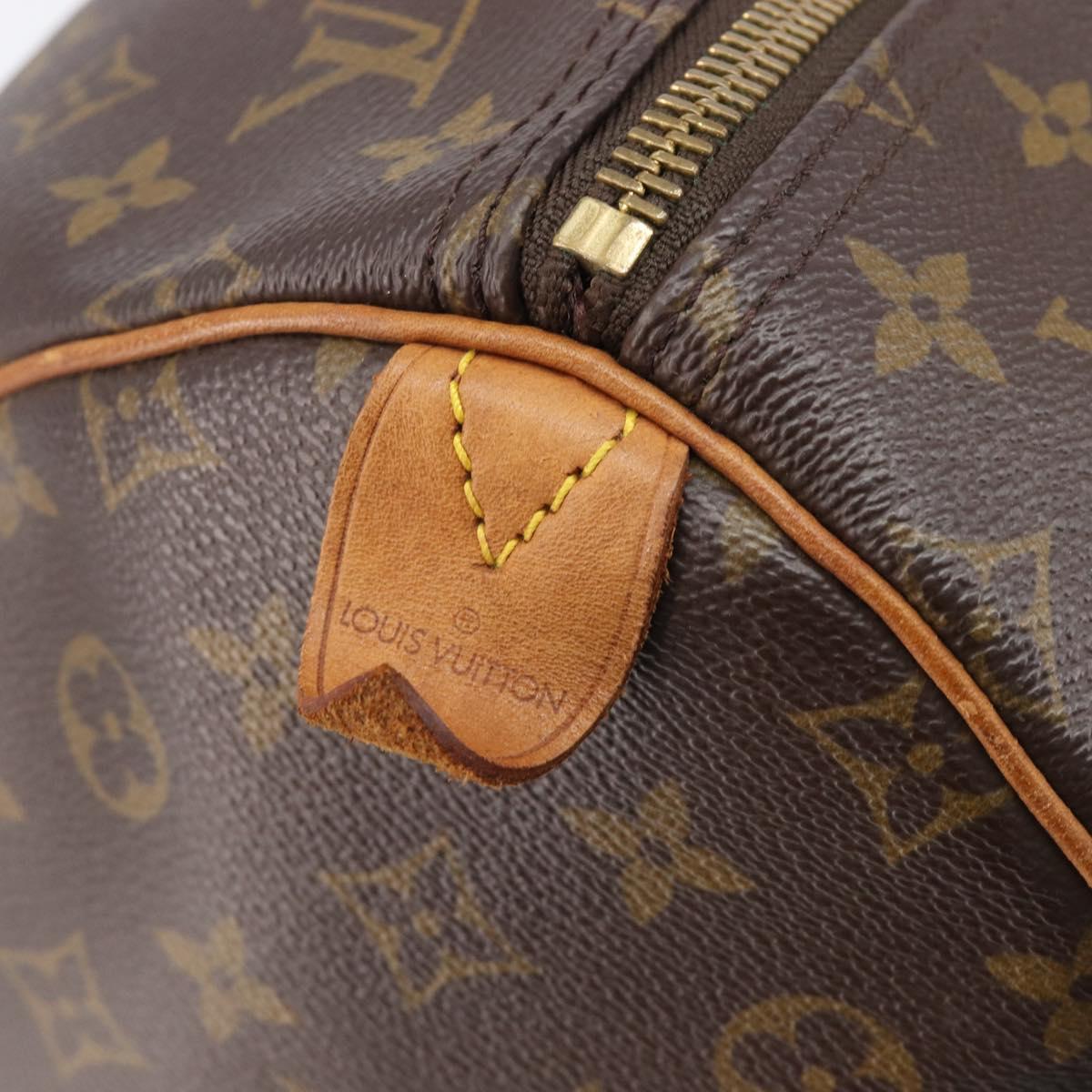 LOUIS VUITTON Monogram Keepall 55 Boston Bag M41424 LV Auth 205411V
