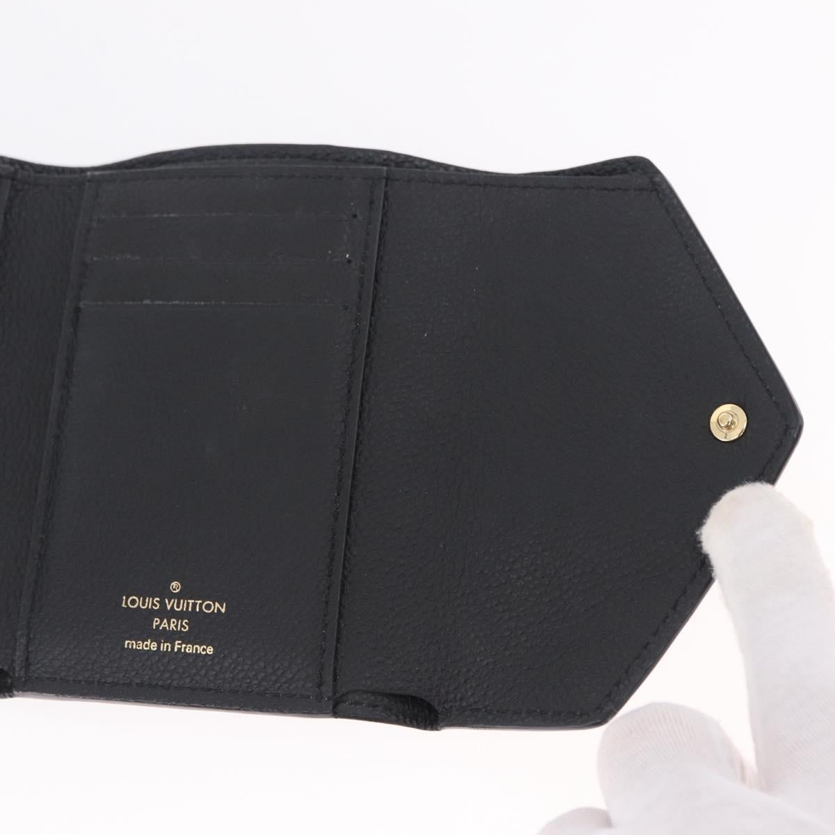 LOUIS VUITTON Empreinte Portefeuille Victorine Wallet M83590 LV Auth 205415M