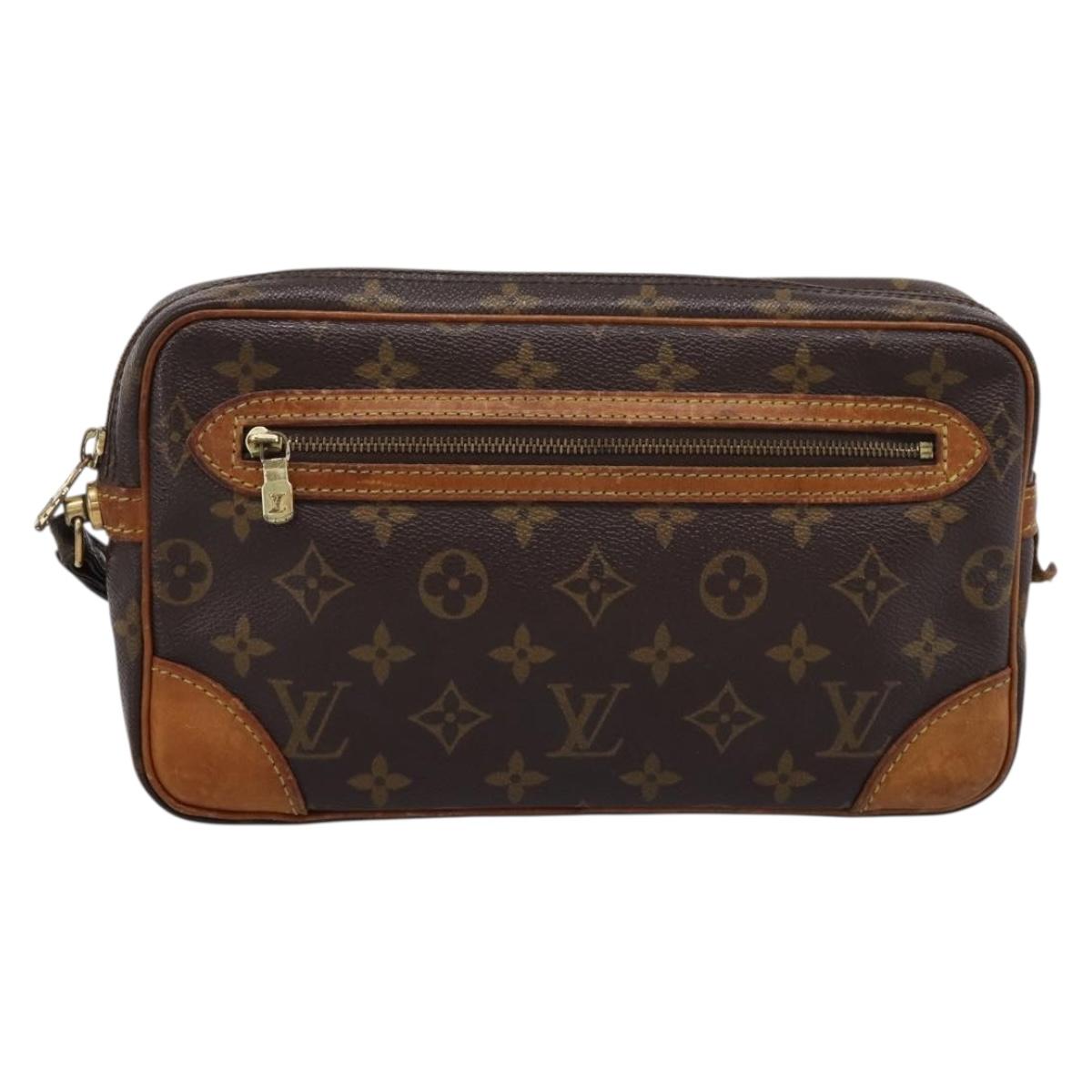 LOUIS VUITTON Monogram Marly Dragonne GM Clutch Bag M51825 LV Auth 205434A