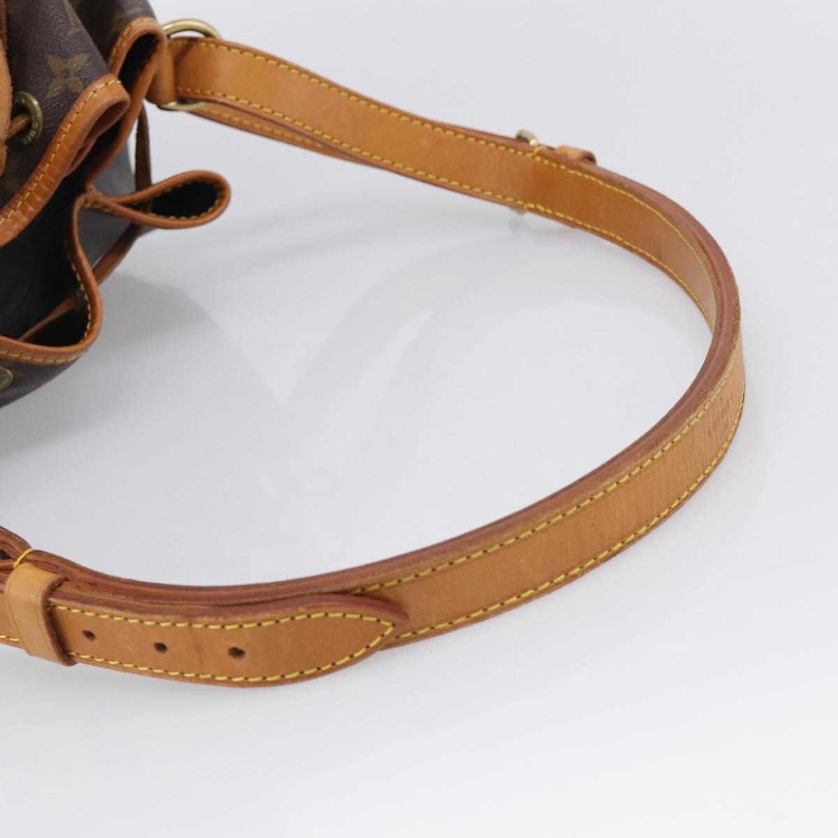 LOUIS VUITTON Monogram Petit Noe Shoulder Bag M42226 LV Auth 205455V