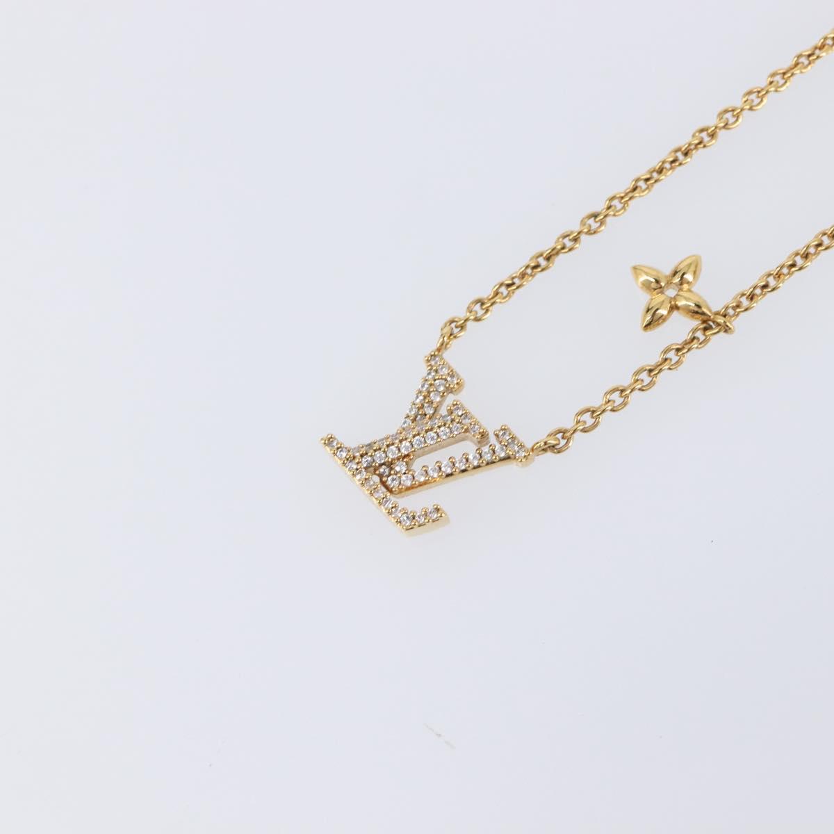 LOUIS VUITTON LV Iconic Necklace metal Silver M00596 LV Auth 205480M
