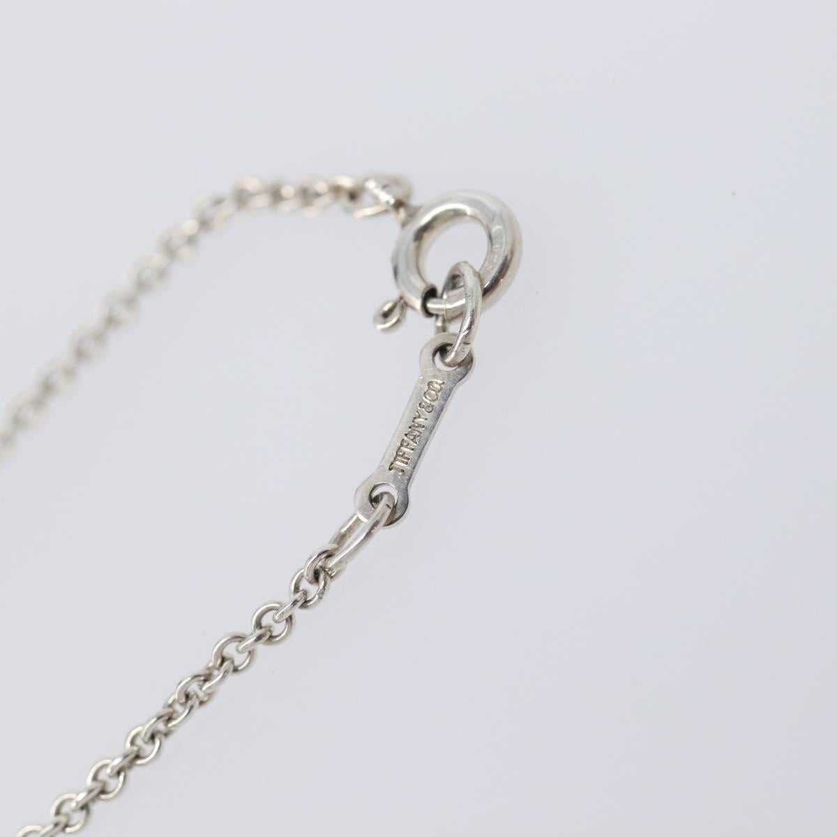 Tiffany & Co. Open Heart Necklace Ag925 Silver Auth 205493M