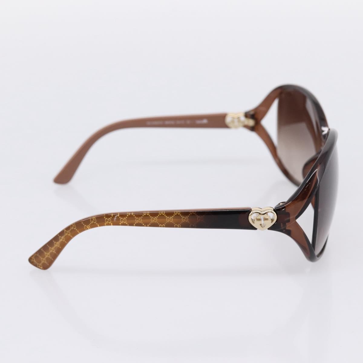 GUCCI Sunglasses plastic Brown Auth 205499M