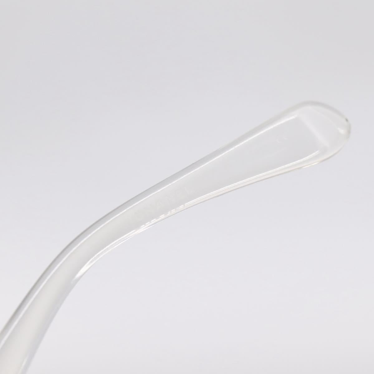 CHANEL Rimless Sunglasses plastic Clear CC Auth 205500M