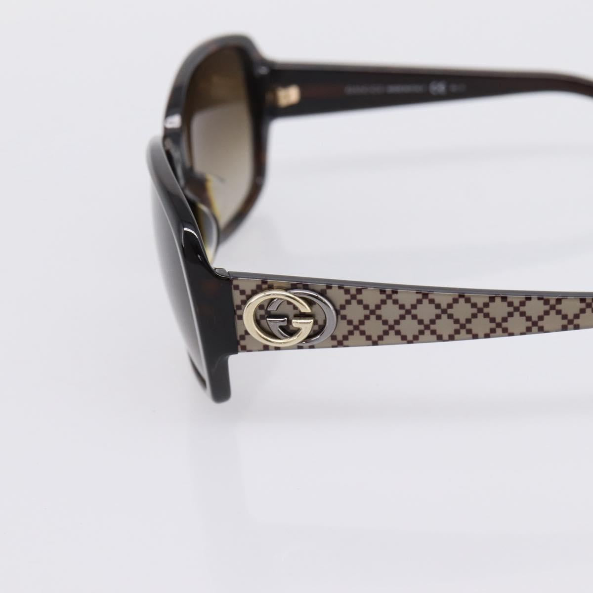 GUCCI Sunglasses plastic Brown Auth 205501M
