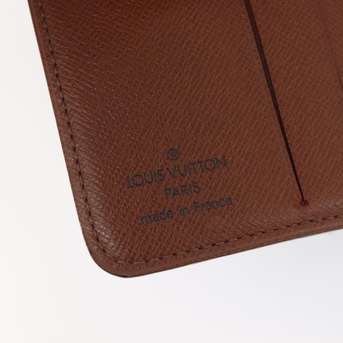 LOUIS VUITTON Monogram Compact zip Wallet M61667 LV Auth 205512A