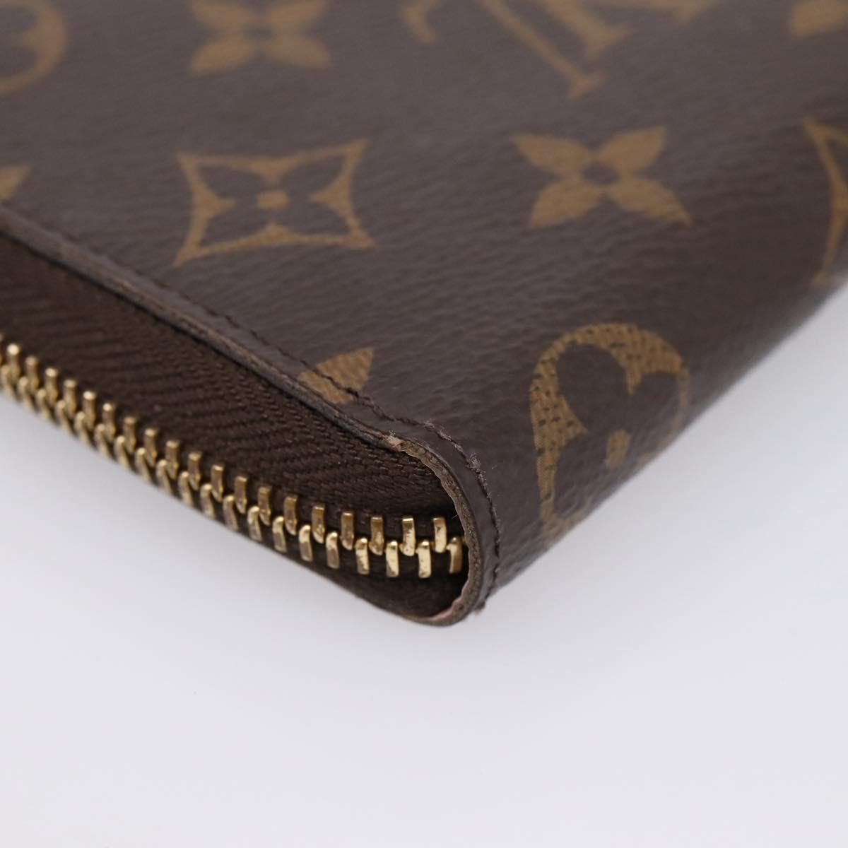 LOUIS VUITTON Portefeuille Clemence Wallet Rose Valerine M61298 LV Auth 205515V