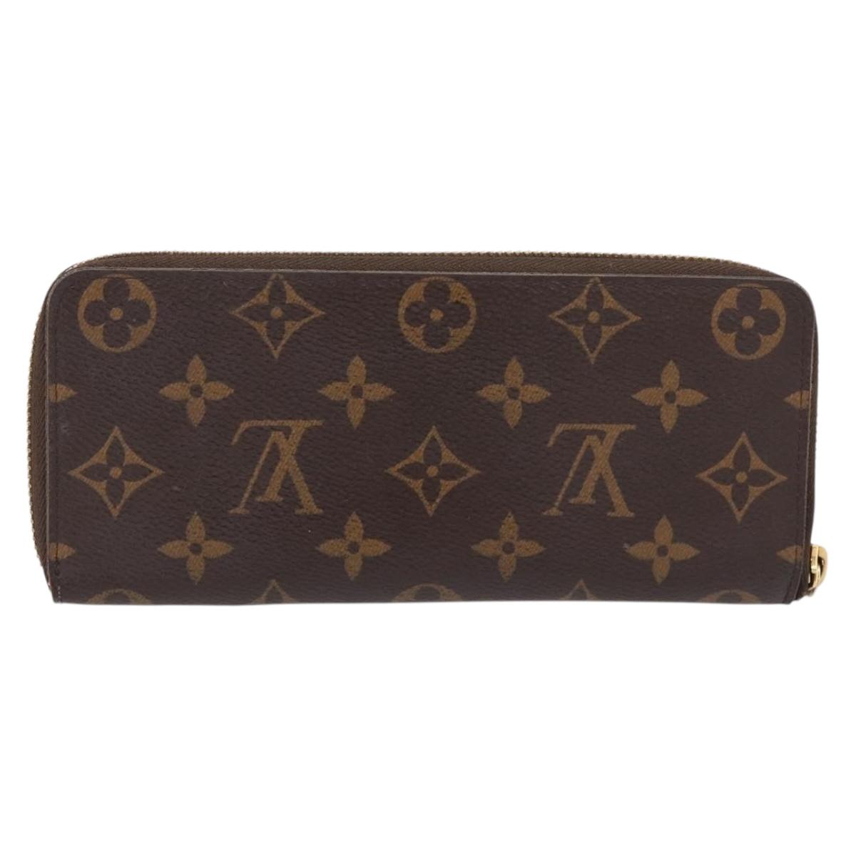 LOUIS VUITTON Portefeuille Clemence Wallet Rose Valerine M61298 LV Auth 205515V