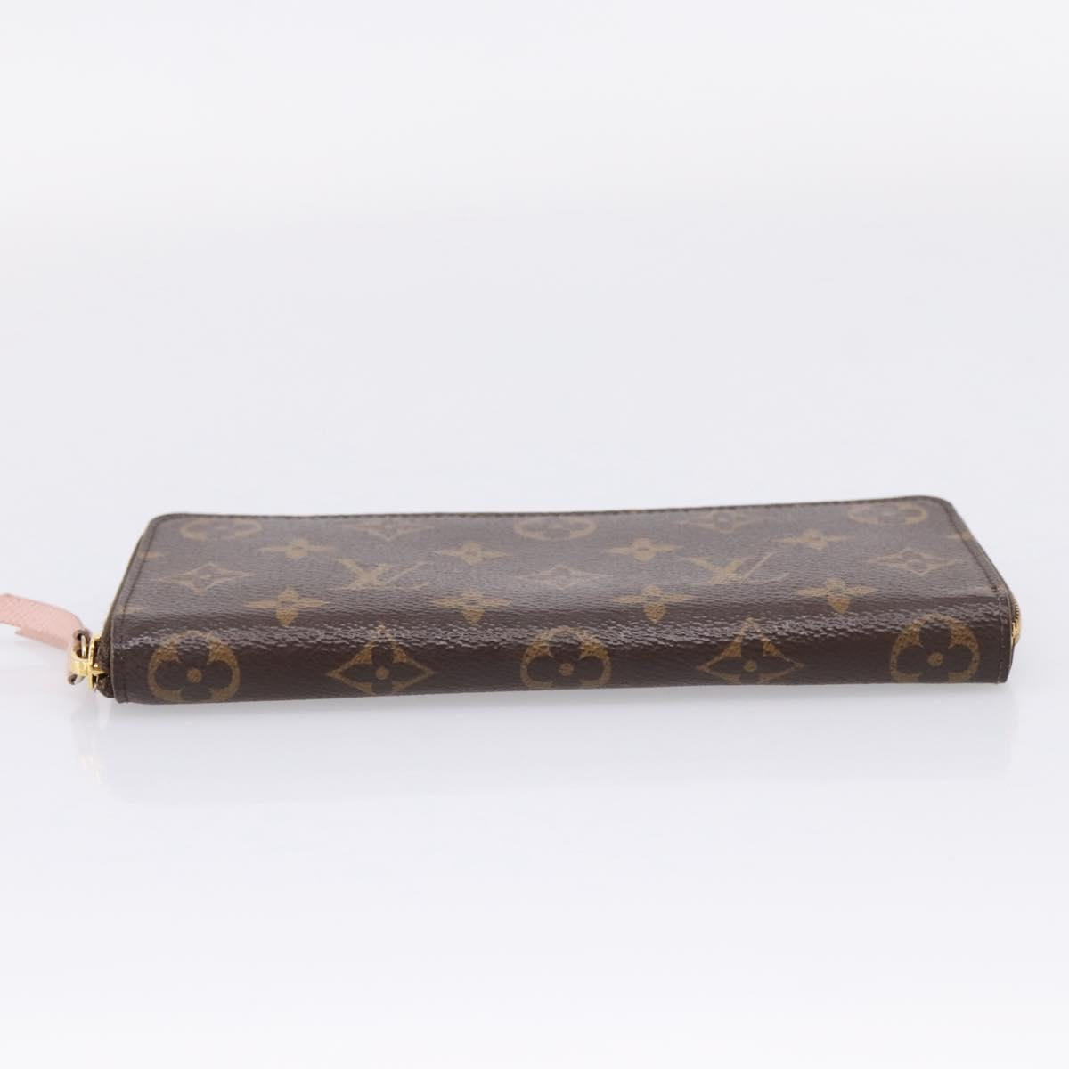 LOUIS VUITTON Portefeuille Clemence Wallet Rose Valerine M61298 LV Auth 205515V