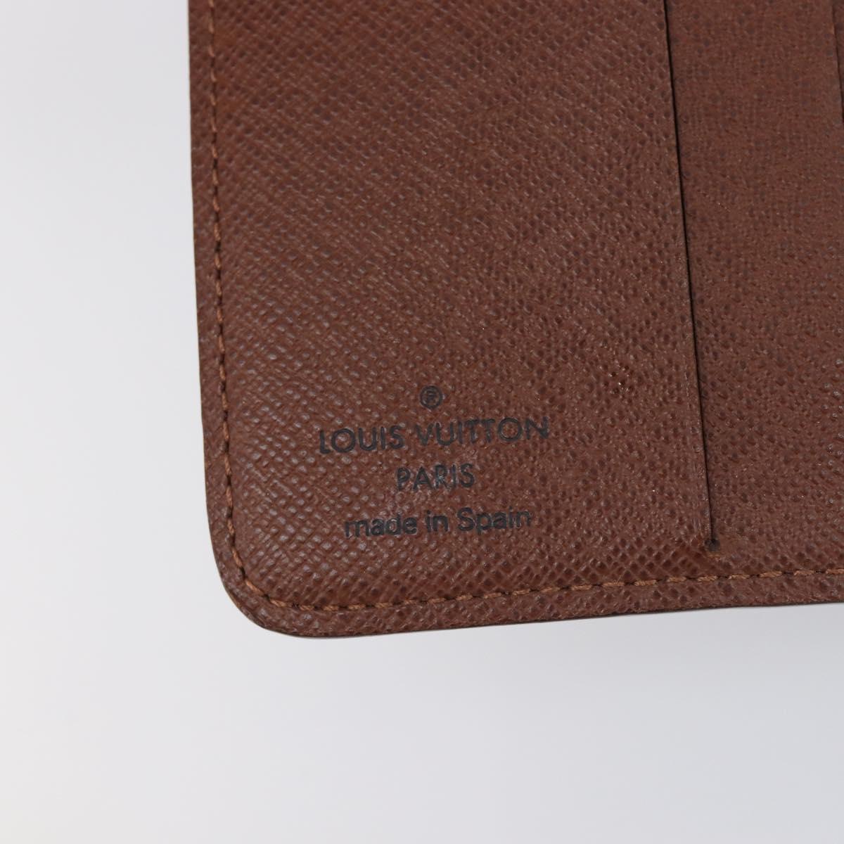 LOUIS VUITTON Monogram Compact zip Wallet M61667 LV Auth 205519A