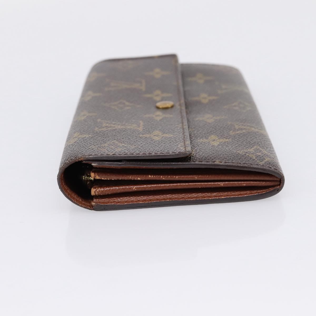 LOUIS VUITTON PochettePorte Monnaie Credit Wallet M61726 LV Auth 205523A