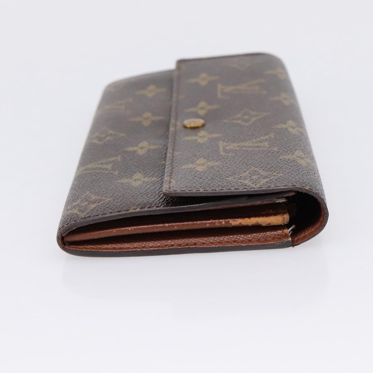 LOUIS VUITTON PochettePorte Monnaie Credit Wallet M61726 LV Auth 205523A