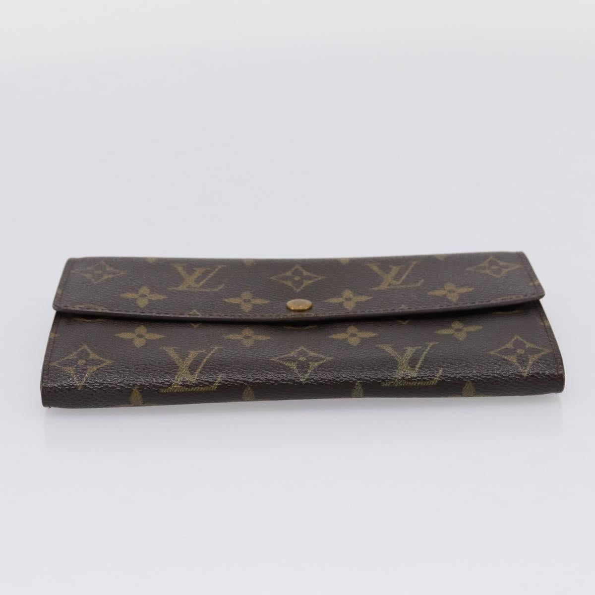 LOUIS VUITTON PochettePorte Monnaie Credit Wallet M61726 LV Auth 205523A