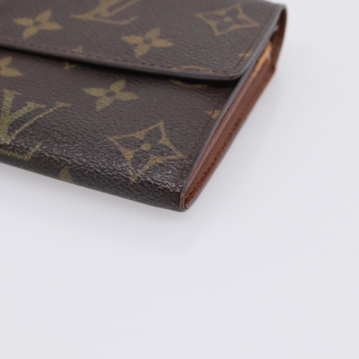 LOUIS VUITTON PochettePorte Monnaie Credit Wallet M61726 LV Auth 205523A