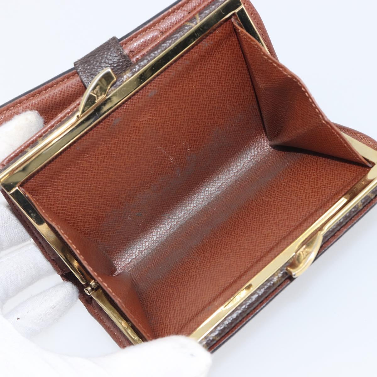 LOUIS VUITTON Porte Monnaie Billets Viennois Wallet M61663 LV Auth 205525A