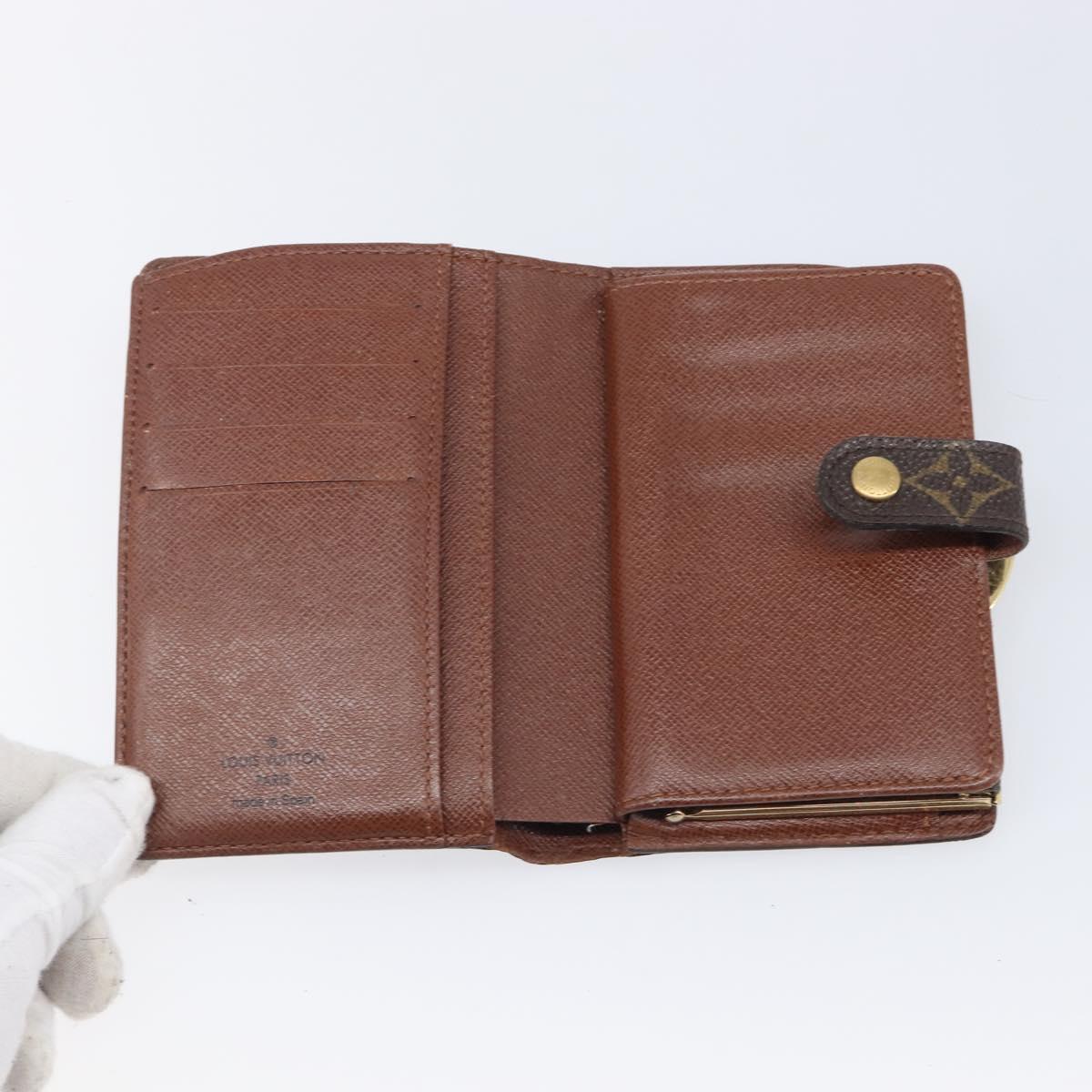 LOUIS VUITTON Porte Monnaie Billets Viennois Wallet M61663 LV Auth 205525A