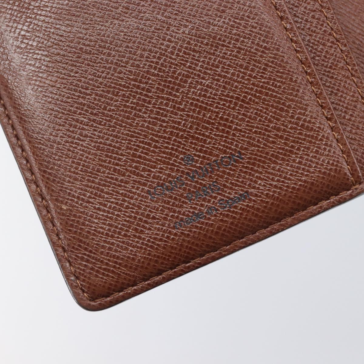 LOUIS VUITTON Porte Monnaie Billets Viennois Wallet M61663 LV Auth 205525A