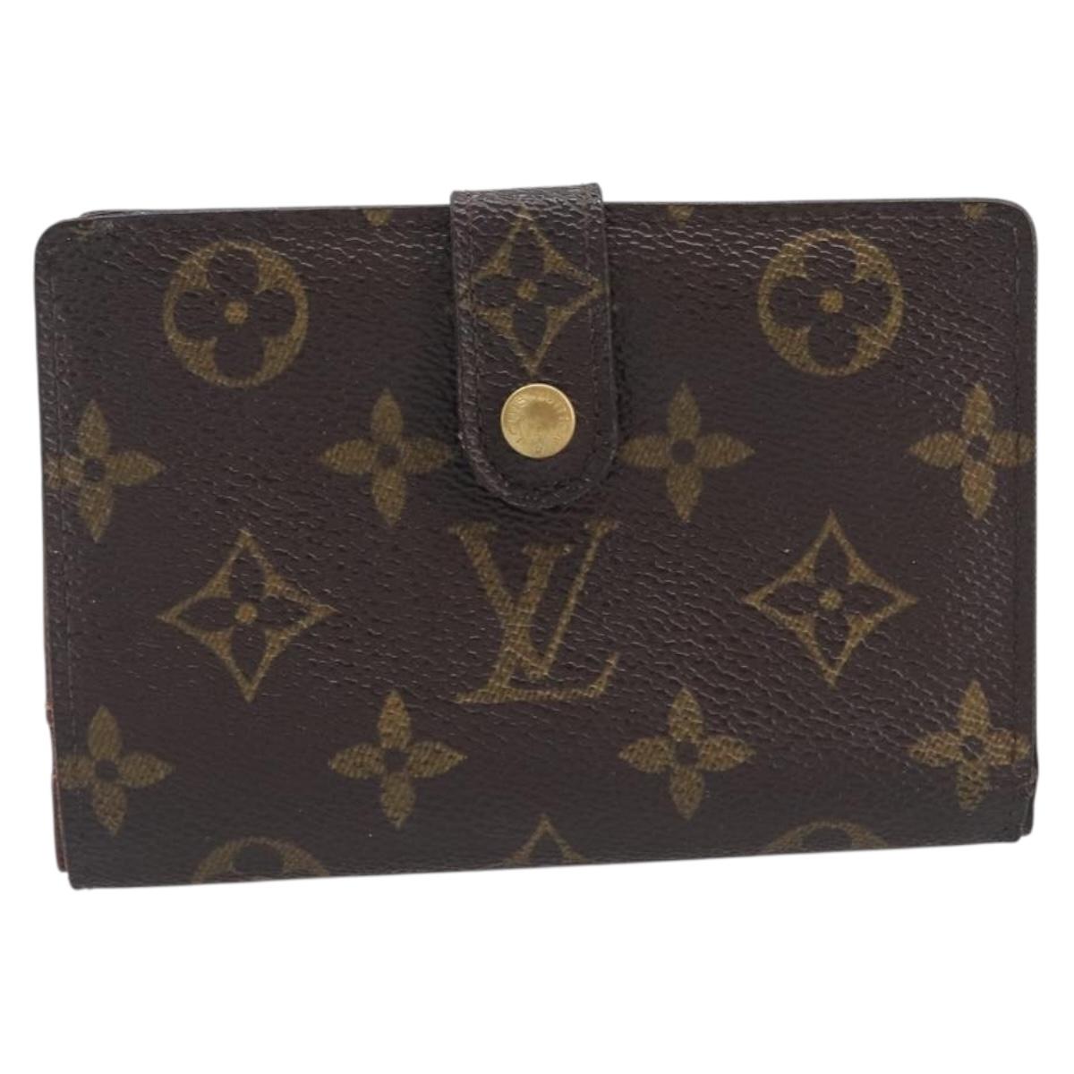 LOUIS VUITTON Porte Monnaie Billets Viennois Wallet M61663 LV Auth 205525A