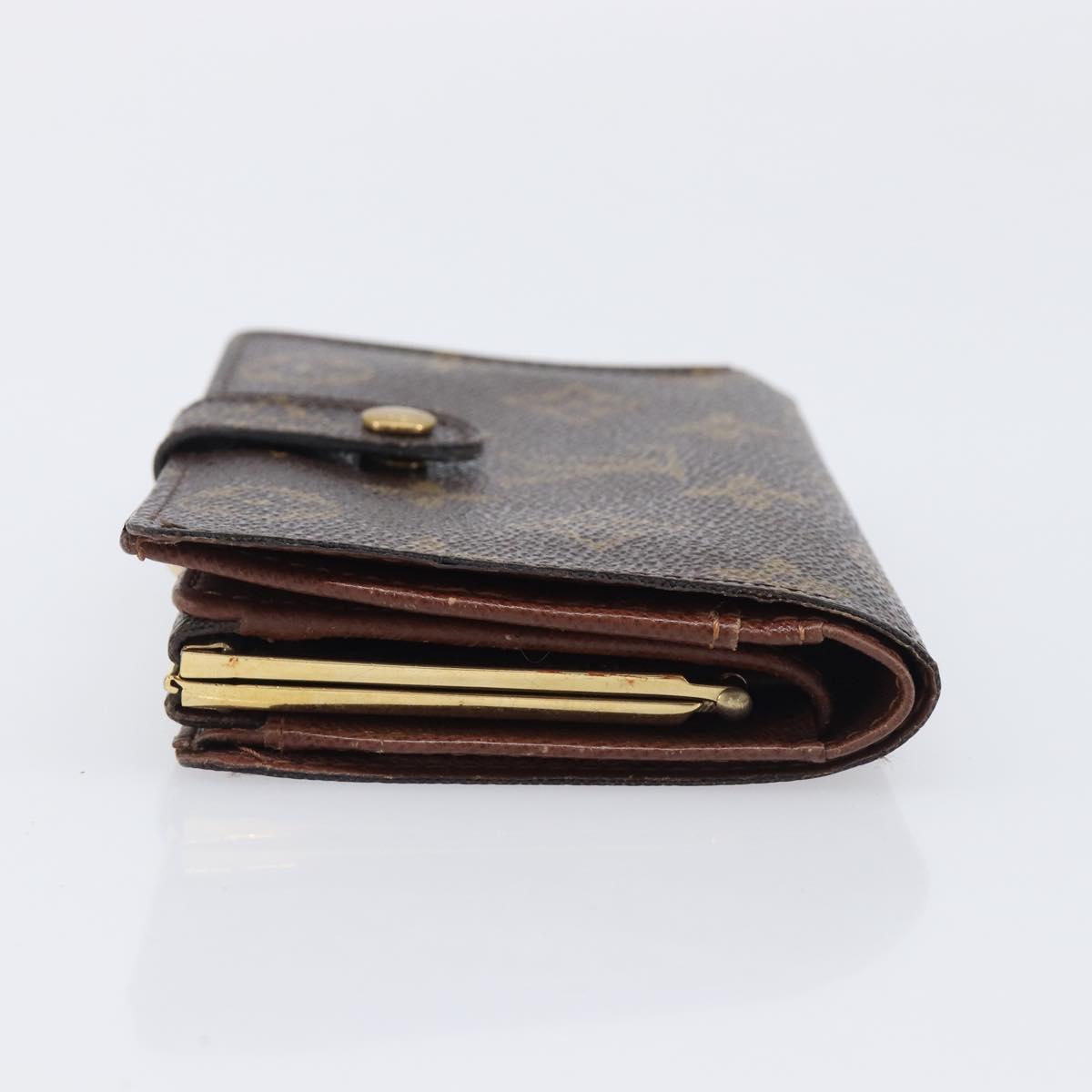 LOUIS VUITTON Porte Monnaie Billets Viennois Wallet M61663 LV Auth 205525A