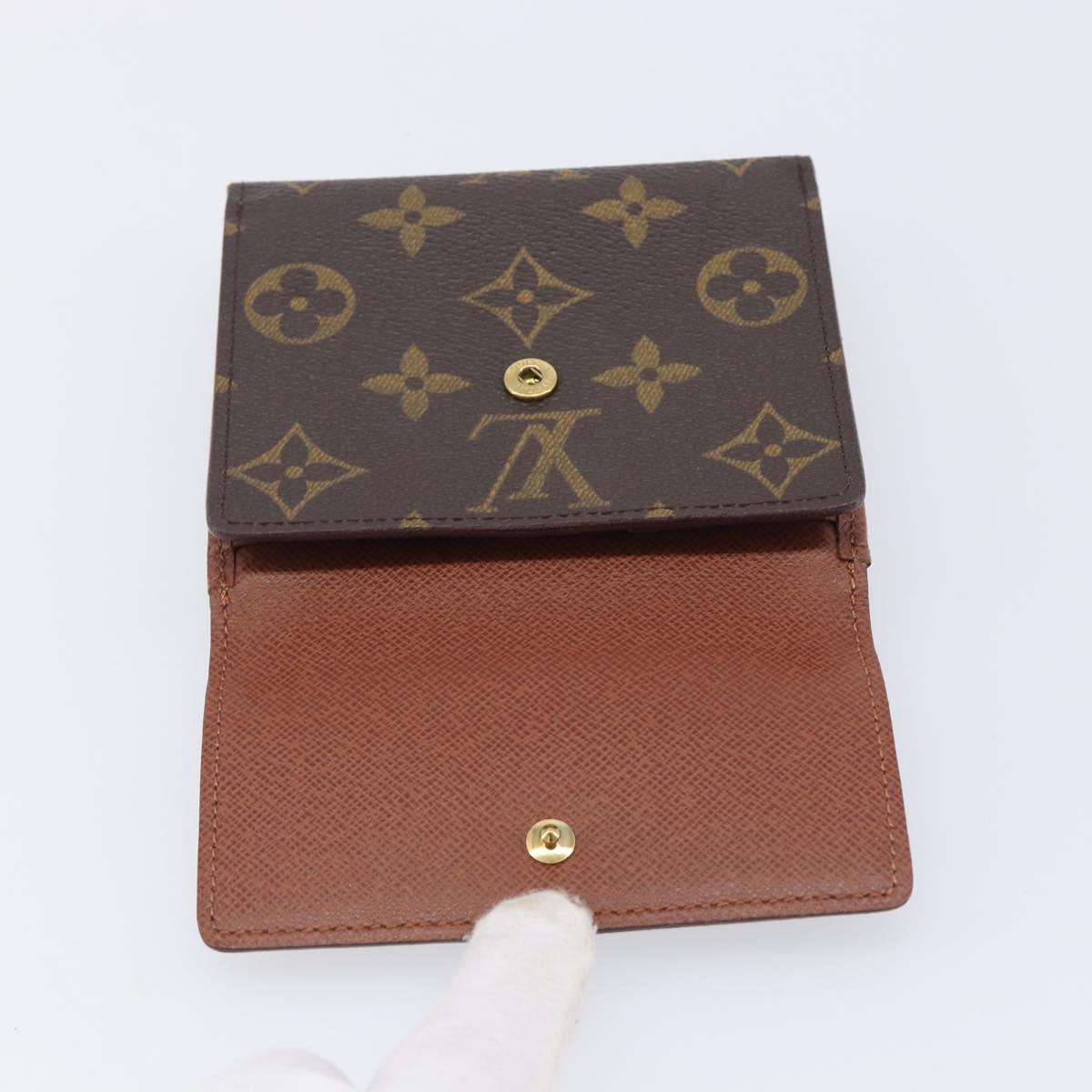 LOUIS VUITTON Porte Monnaie Bier Cartes Crdit Wallet M61652 LV Auth 205528A