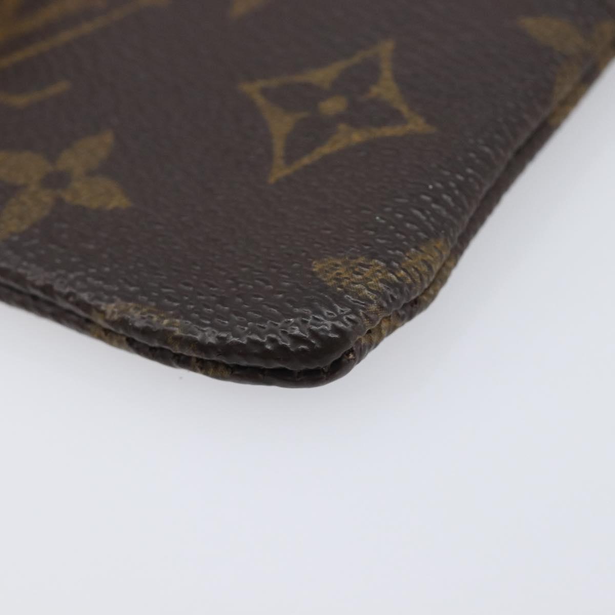 LOUIS VUITTON Monogram Pochette Cles Coin Purse M60033 LV Auth 205530
