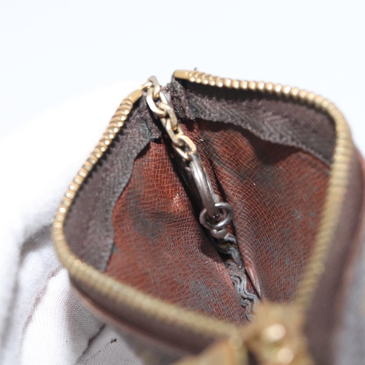 LOUIS VUITTON Monogram Pochette Cles Coin Purse M60033 LV Auth 205530