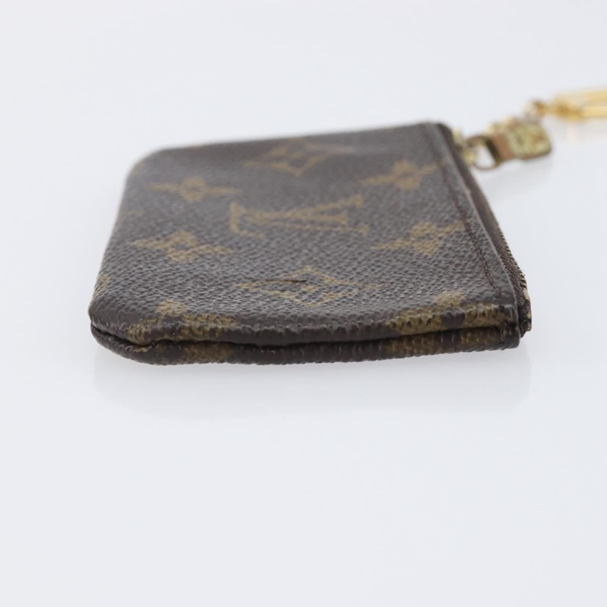 LOUIS VUITTON Monogram Pochette Cles Coin Purse M60033 LV Auth 205530