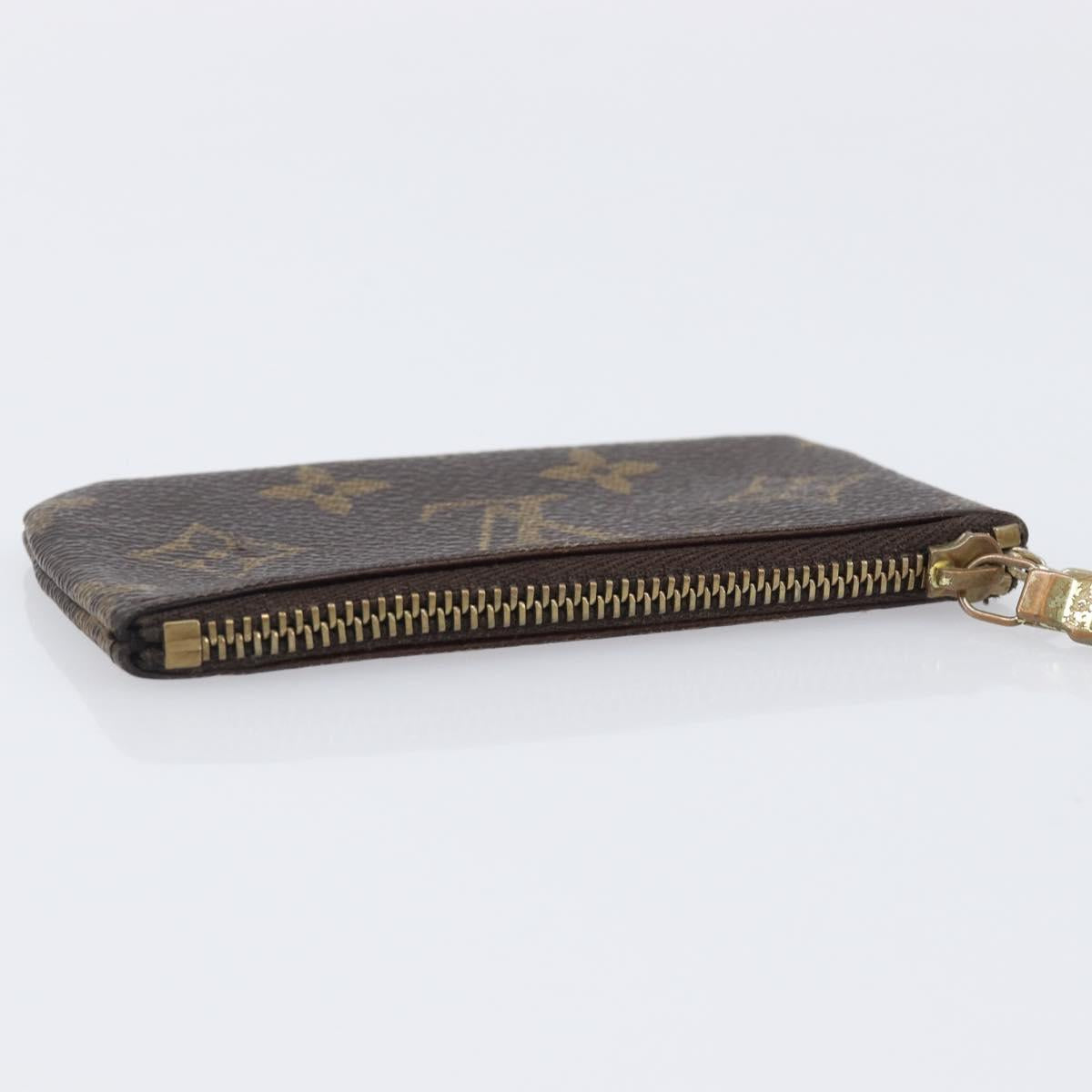 LOUIS VUITTON Monogram Pochette Cles Coin Purse M60033 LV Auth 205530
