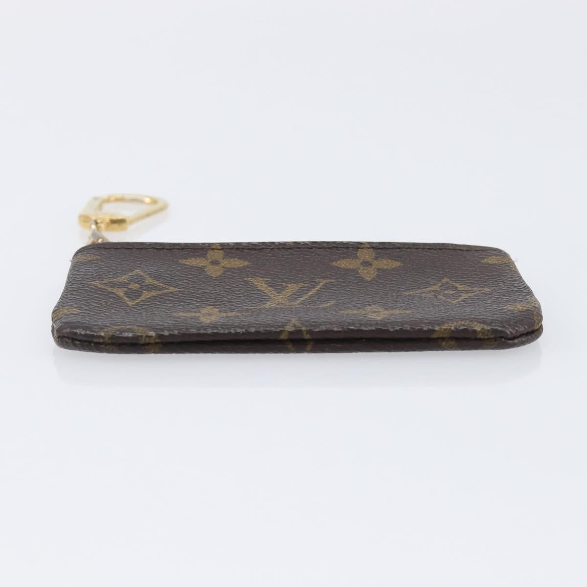 LOUIS VUITTON Monogram Pochette Cles Coin Purse M60033 LV Auth 205530