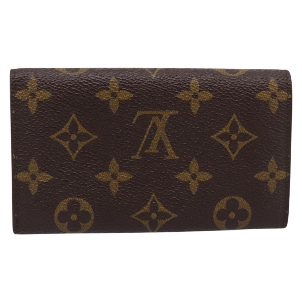 LOUIS VUITTON Porte Monnaie Billets Tresor Wallet M61730 LV Auth 205533V
