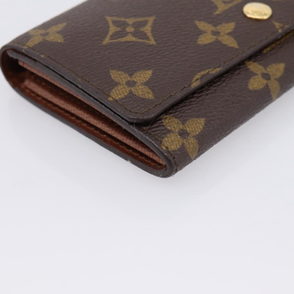 LOUIS VUITTON Porte Monnaie Billets Tresor Wallet M61730 LV Auth 205533V