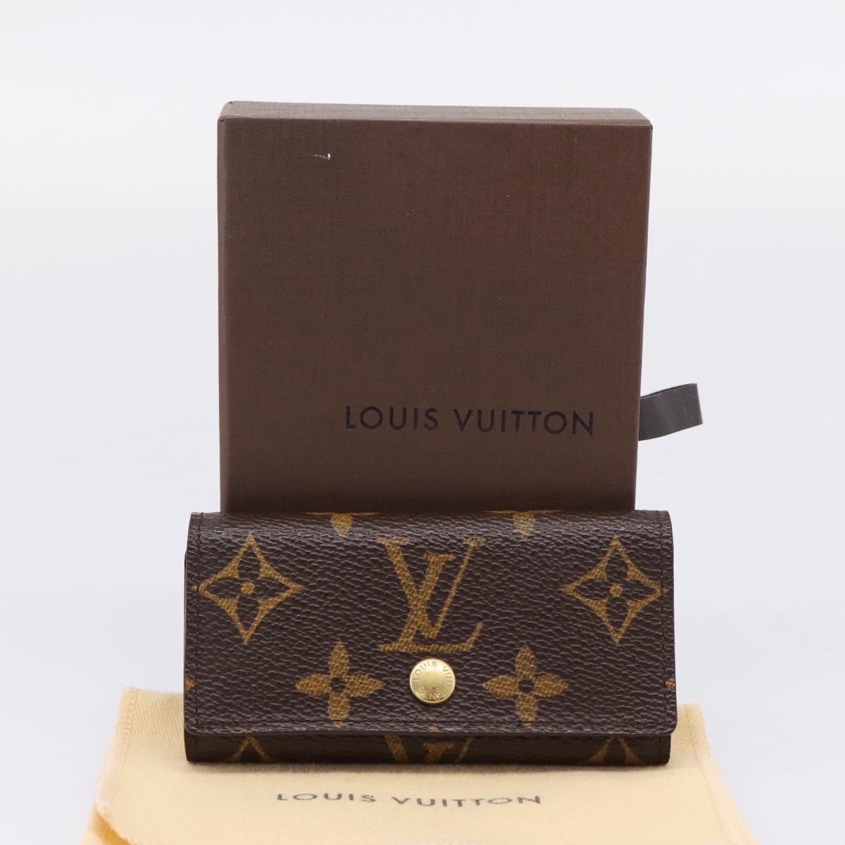 LOUIS VUITTON Monogram Multicles 4 Key Case Monogram M62631 LV Auth 205548V
