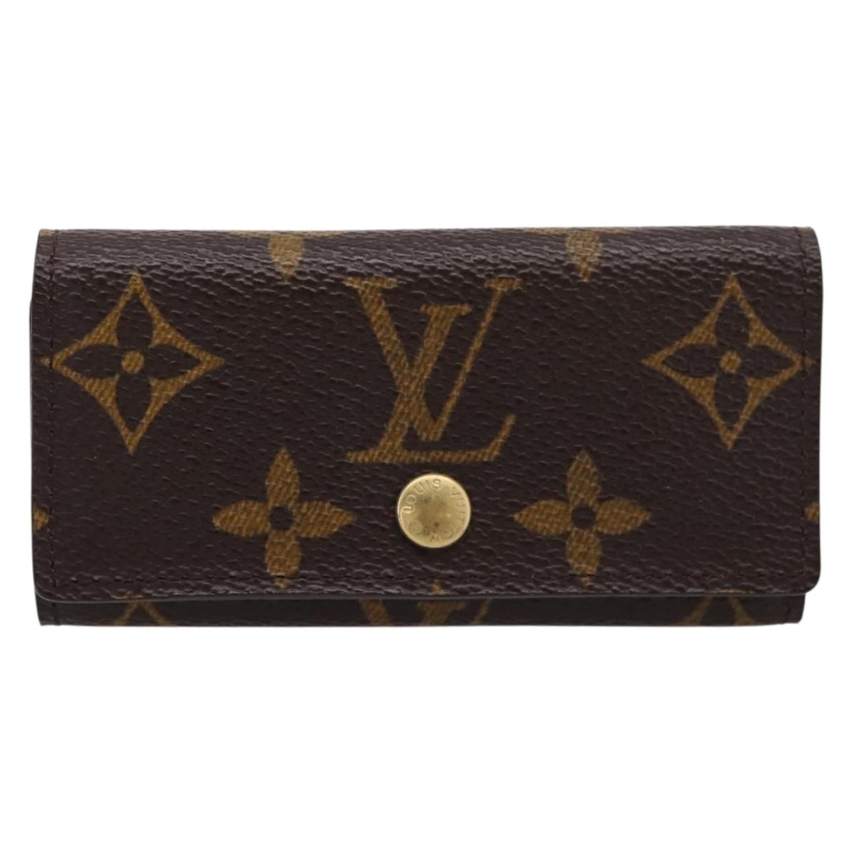 LOUIS VUITTON Monogram Multicles 4 Key Case Monogram M62631 LV Auth 205548V