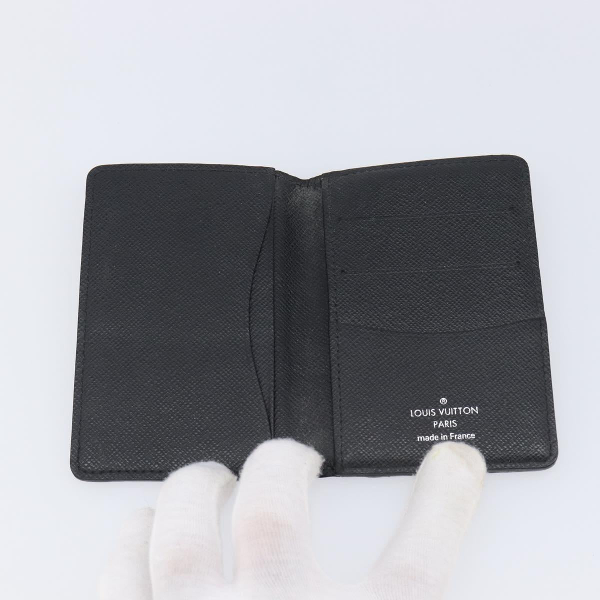 LOUIS VUITTON Damier Grafitte Organizer Dupoch Card Case N63257 LV Auth 205549