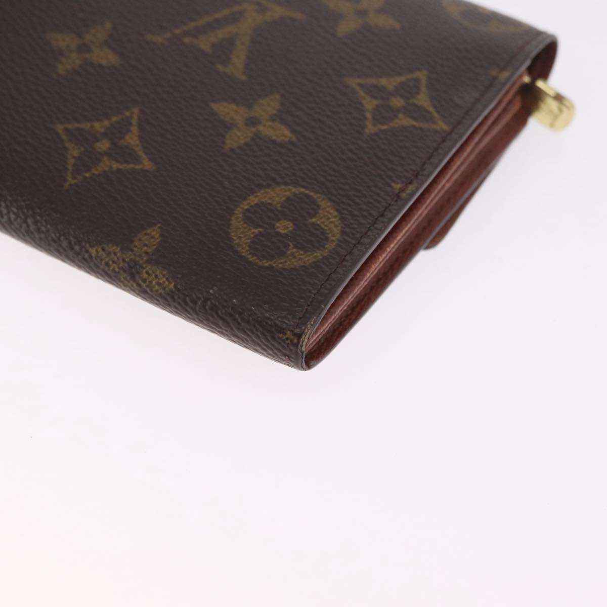 LOUIS VUITTON Monogram Portefeuille Sarah Long Wallet M61734 LV Auth 205741A