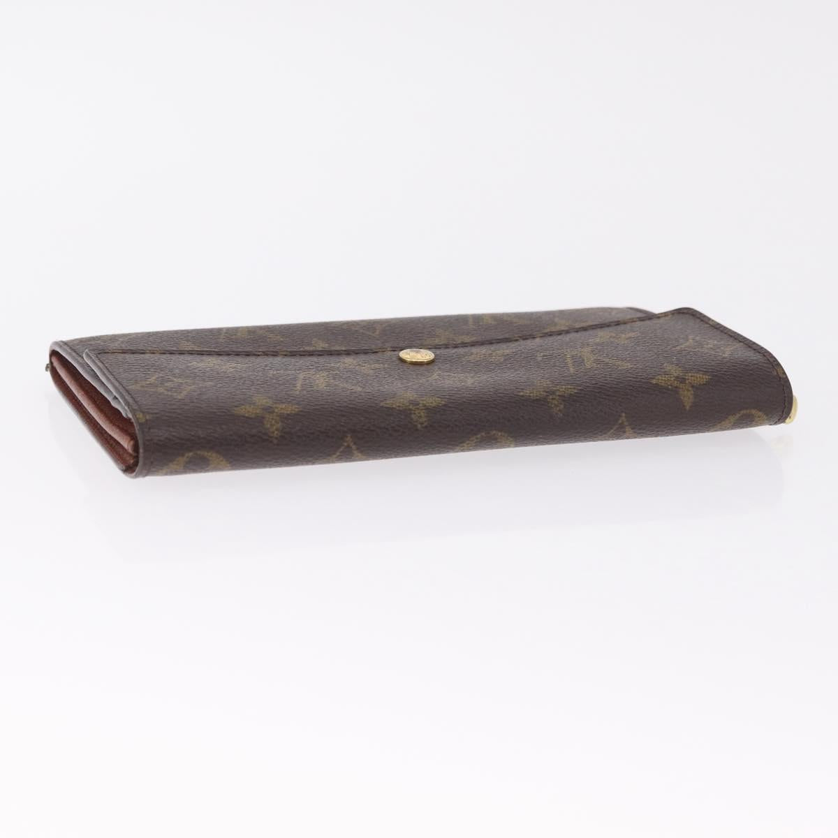 LOUIS VUITTON Monogram Portefeuille Sarah Long Wallet M61734 LV Auth 205741A