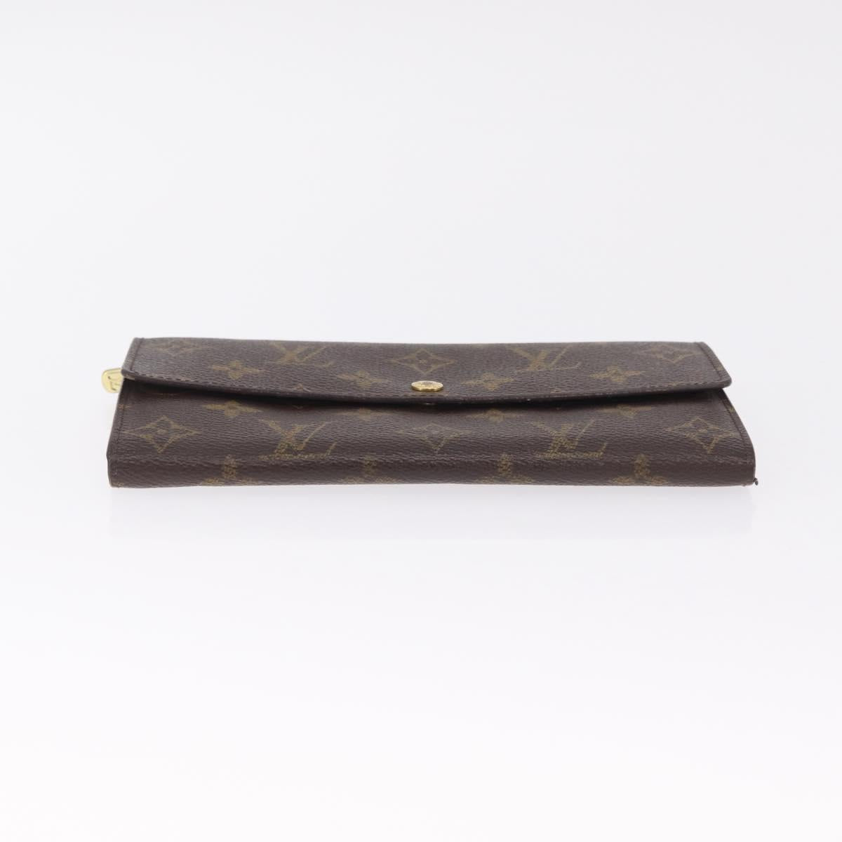 LOUIS VUITTON Monogram Portefeuille Sarah Long Wallet M61734 LV Auth 205741A