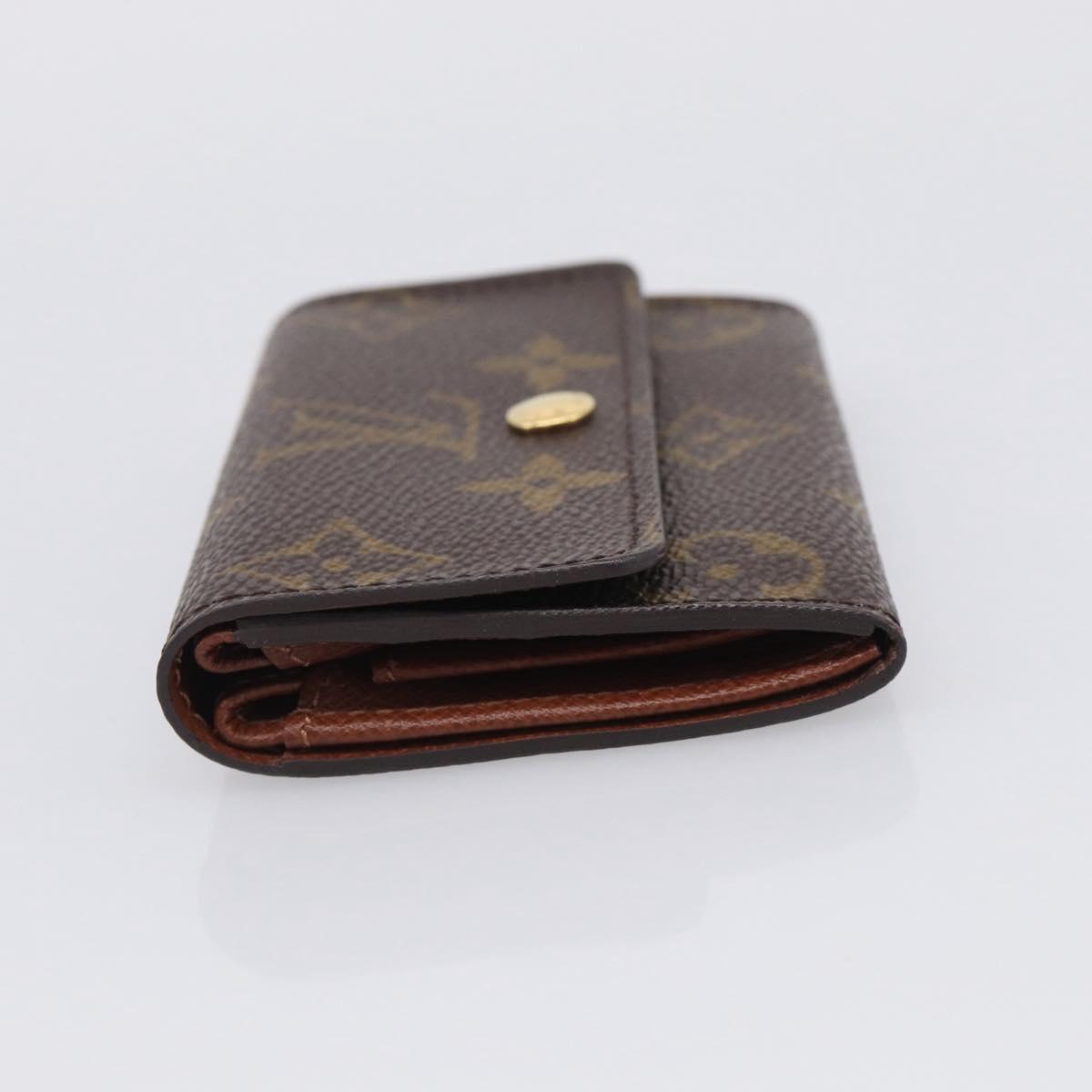 LOUIS VUITTON Monogram Porte Monnaie Plat Coin Purse M61930 LV Auth 205742M