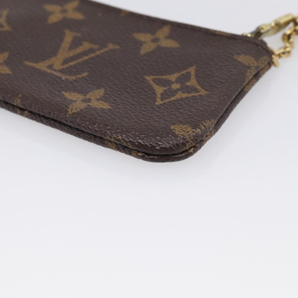 LOUIS VUITTON Monogram Pochette Cles Coin Purse M62650 LV Auth 205743A
