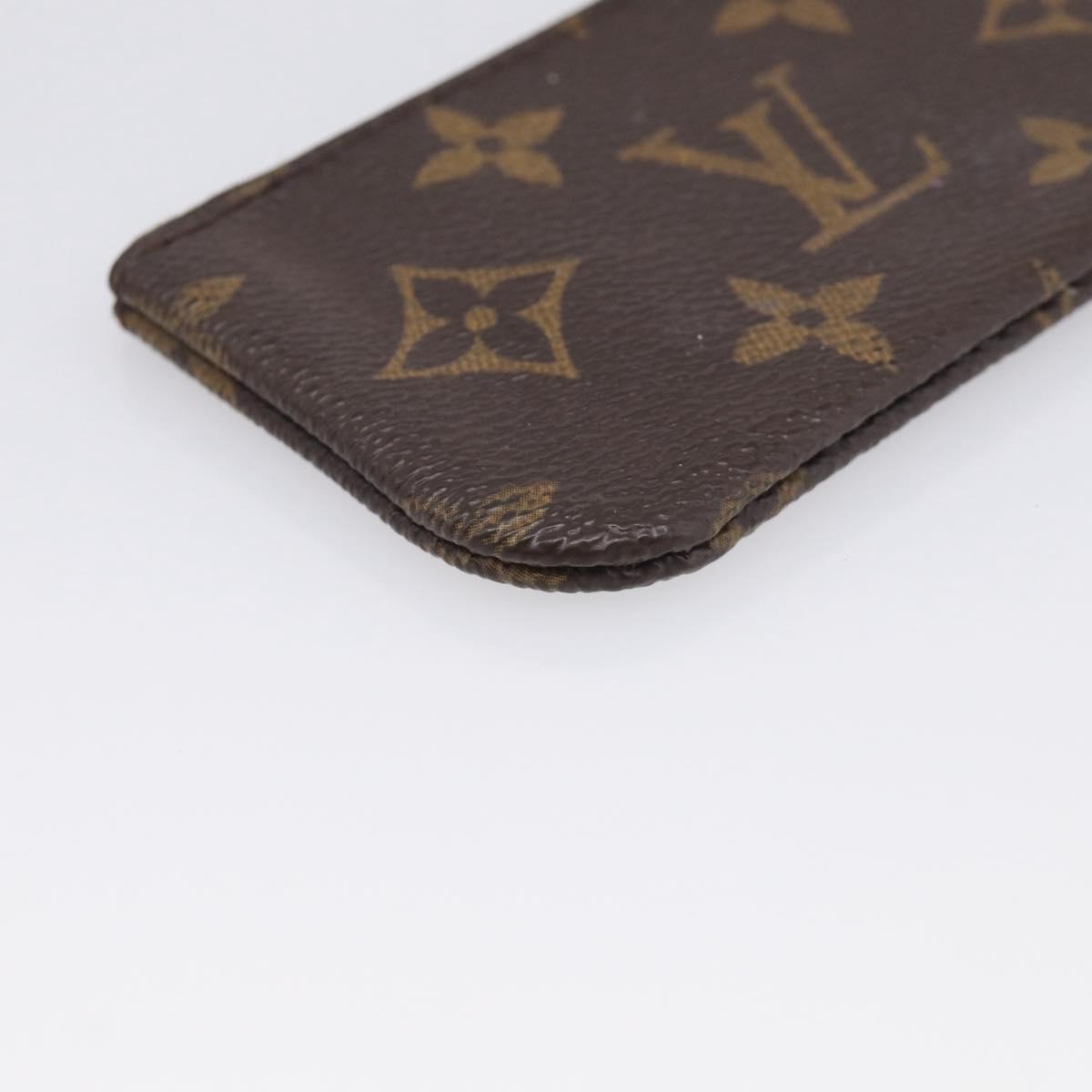 LOUIS VUITTON Monogram Pochette Cles Coin Purse M62650 LV Auth 205743A