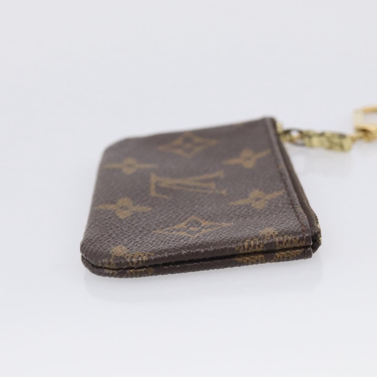 LOUIS VUITTON Monogram Pochette Cles Coin Purse M62650 LV Auth 205743A