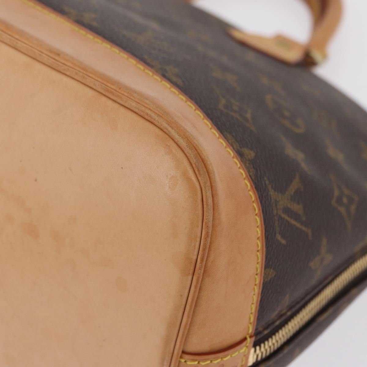 LOUIS VUITTON Monogram Alma Hand Bag M51130 LV Auth 205805A