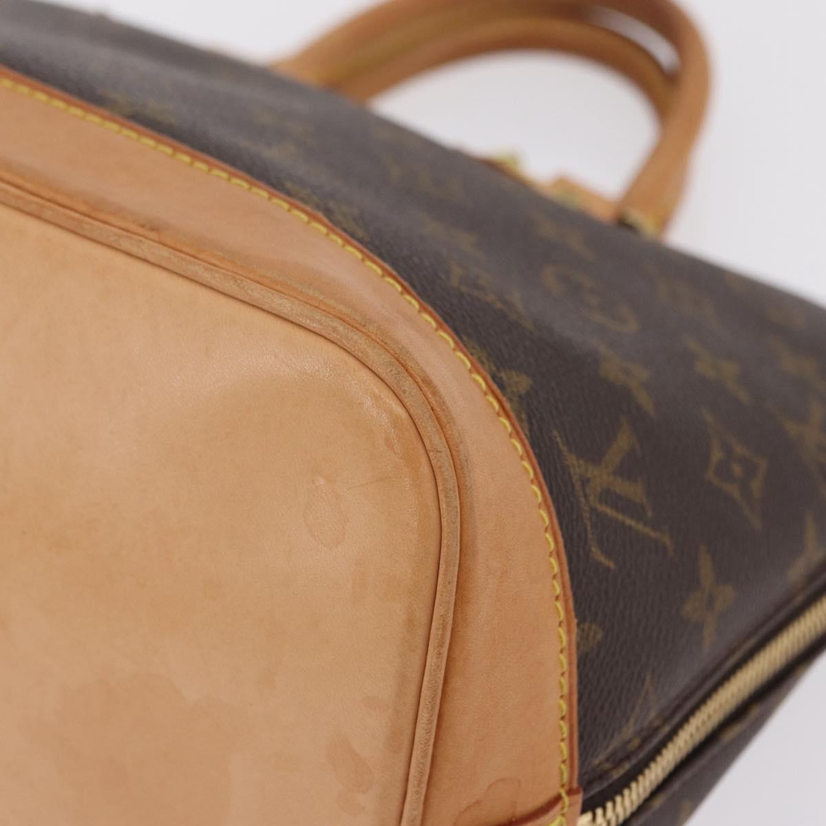 LOUIS VUITTON Monogram Alma Hand Bag M51130 LV Auth 205805A
