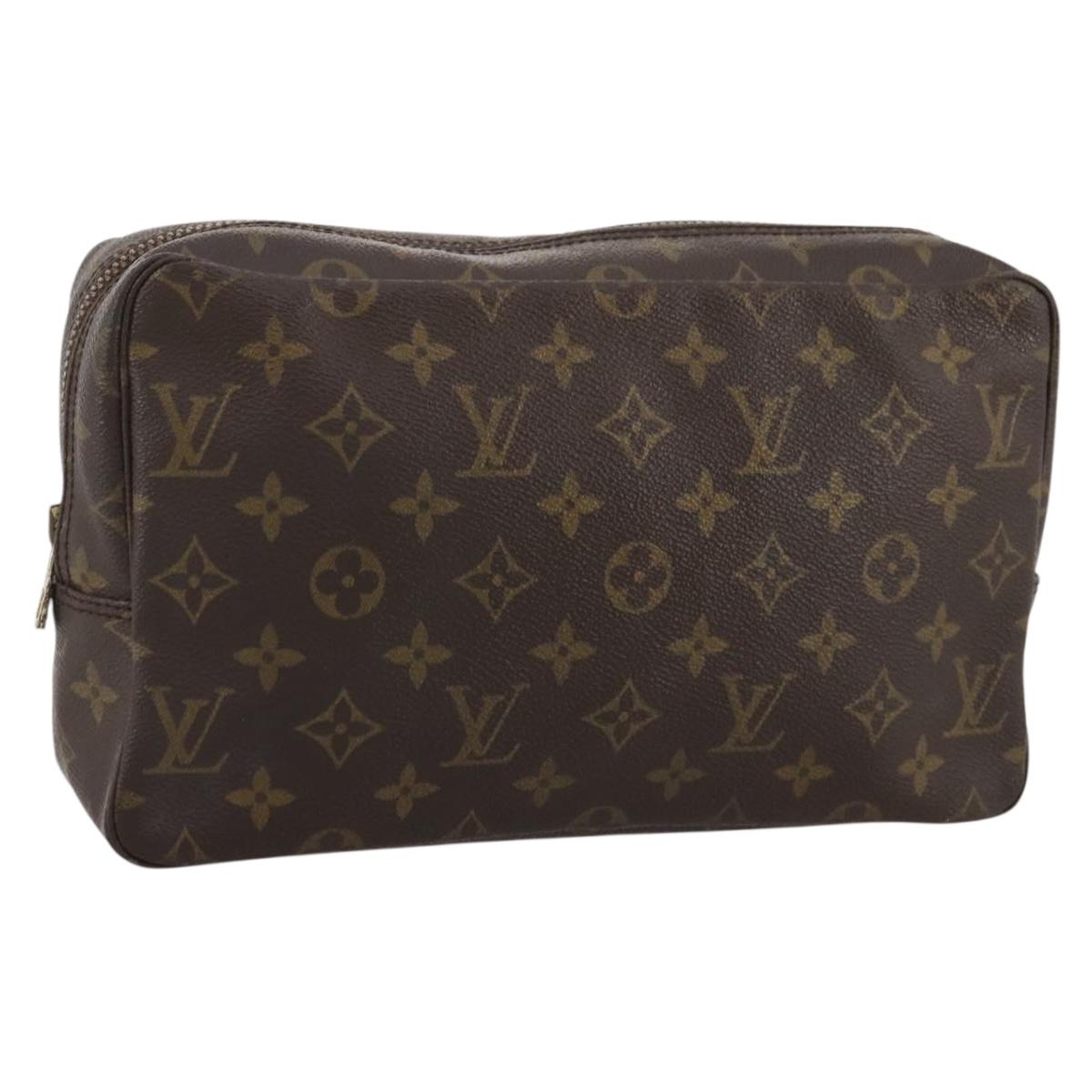 LOUIS VUITTON Monogram Trousse Toilette 28 Clutch Bag M47522 LV Auth 205807
