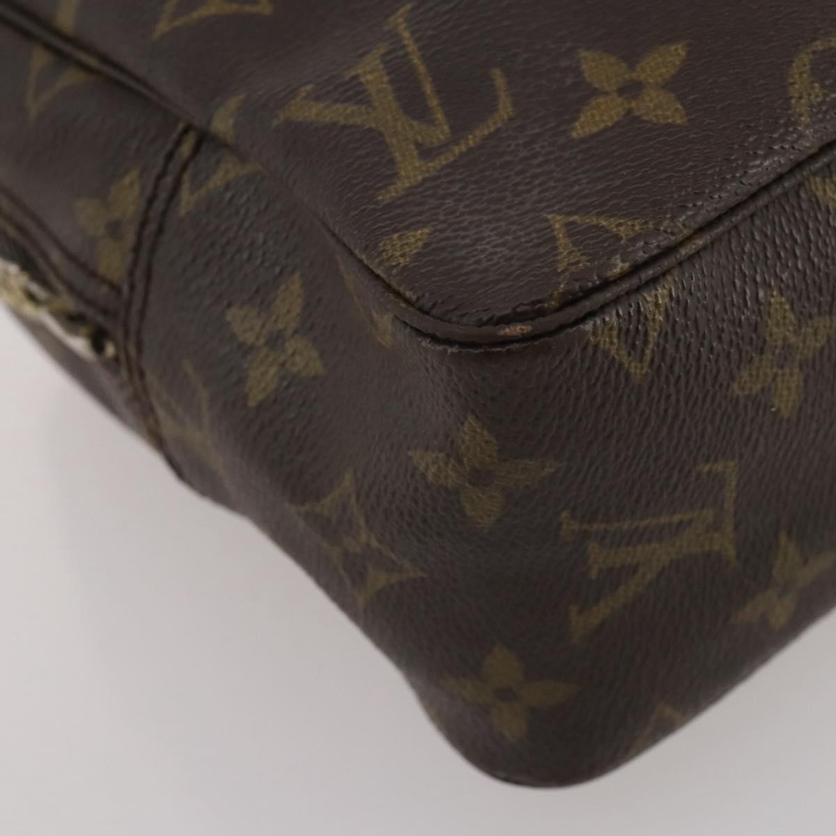 LOUIS VUITTON Monogram Trousse Toilette 28 Clutch Bag M47522 LV Auth 205807