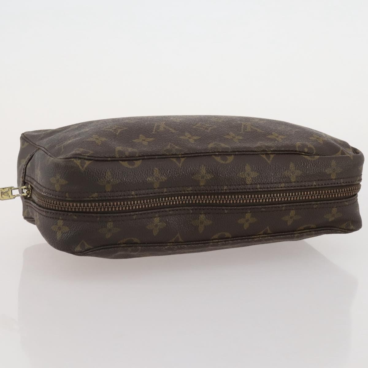 LOUIS VUITTON Monogram Trousse Toilette 28 Clutch Bag M47522 LV Auth 205807