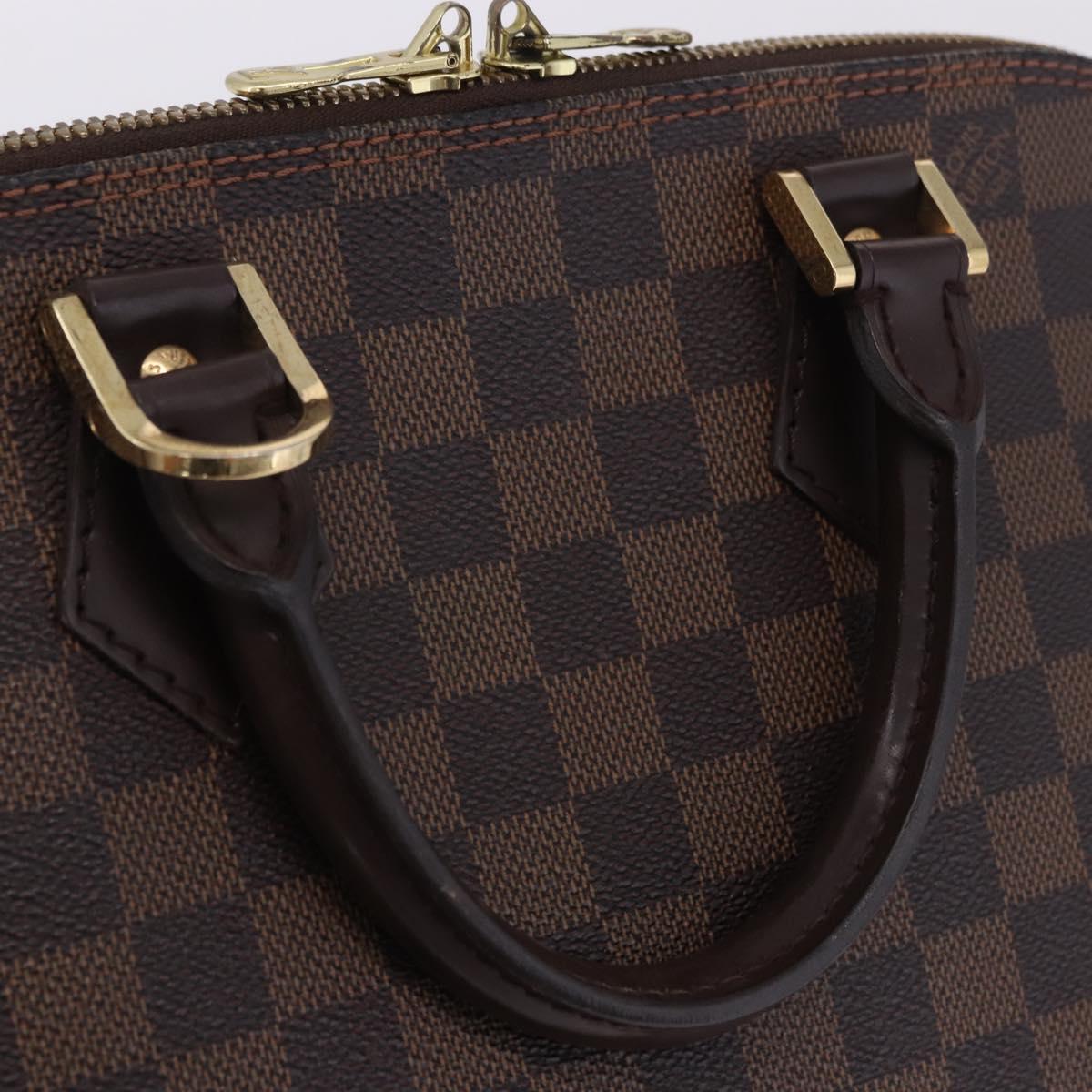 LOUIS VUITTON Damier Ebene Alma Hand Bag N51131 LV Auth 205811A