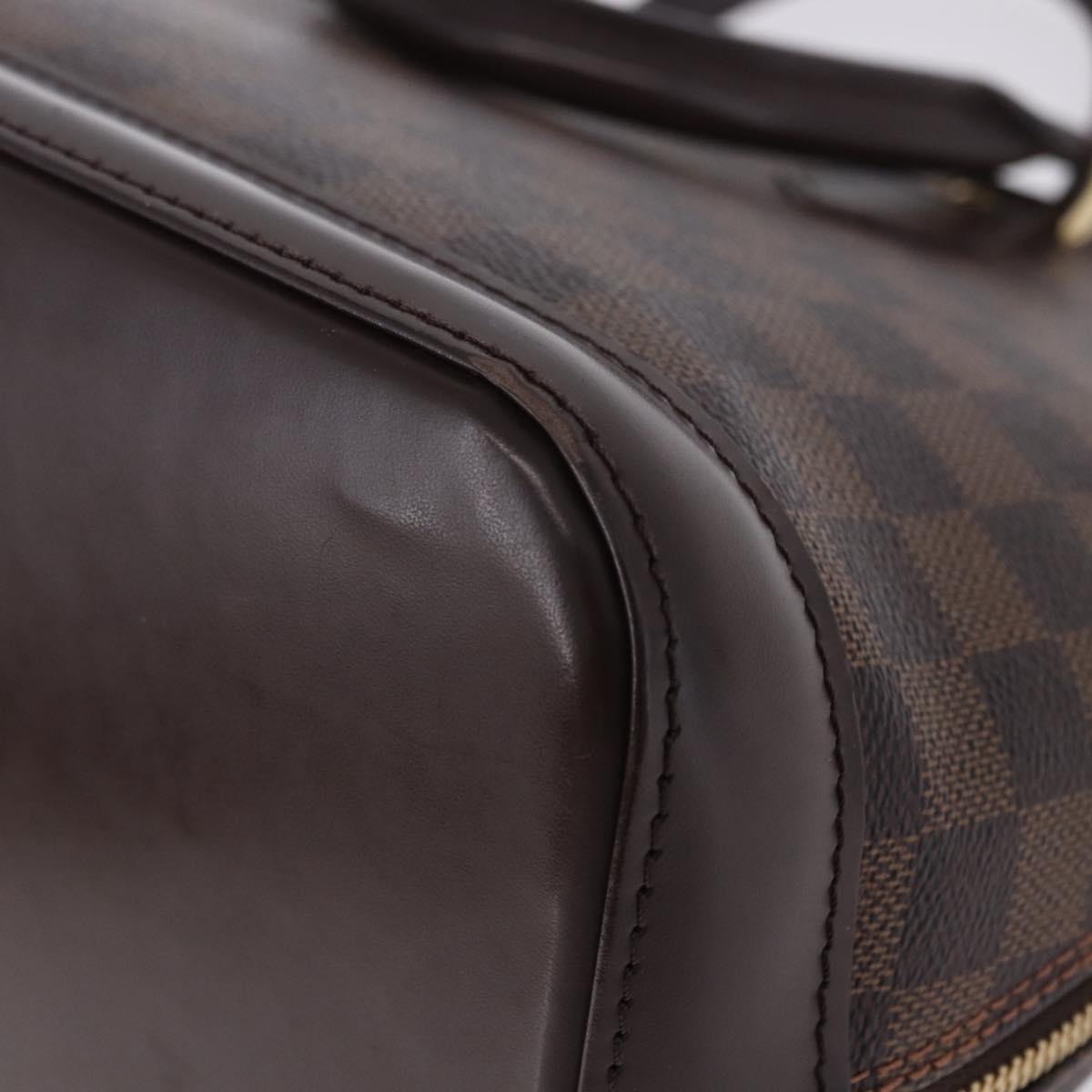 LOUIS VUITTON Damier Ebene Alma Hand Bag N51131 LV Auth 205811A